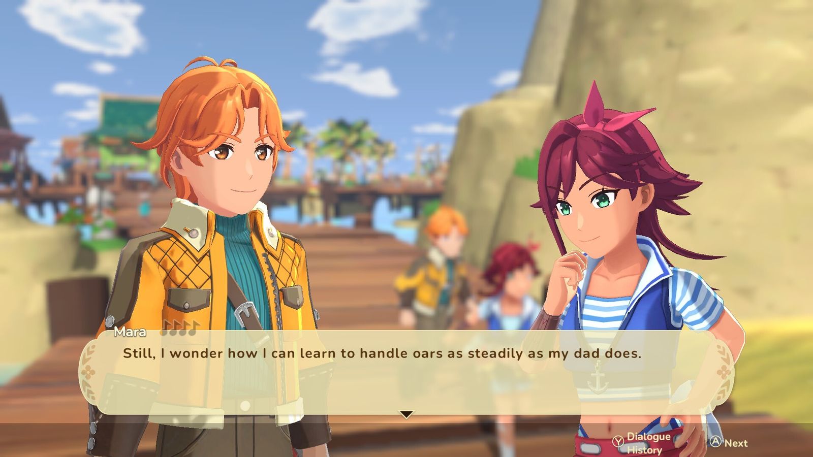 Official trailer frame: a village conversation in Teradea